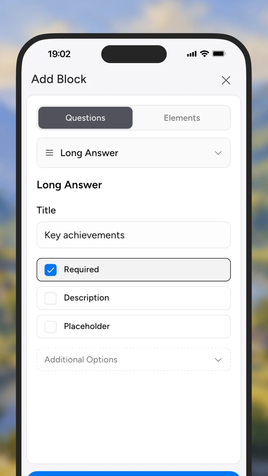 Forms that save as you go