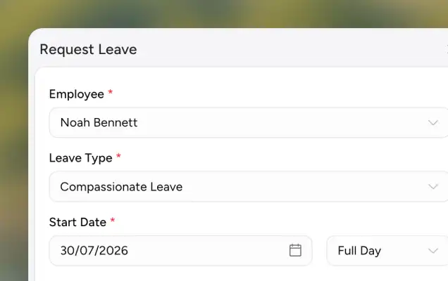 Leave requests