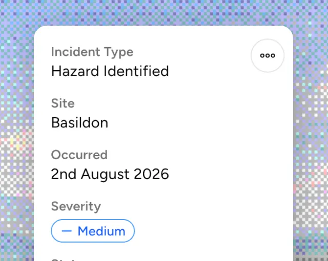 Incident core details sidebar