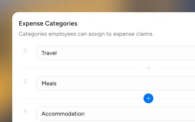Custom settings